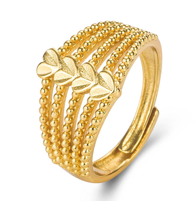 Adjustable ring - cute heart-shaped design for women to wear every day, gift for relatives - women's ring