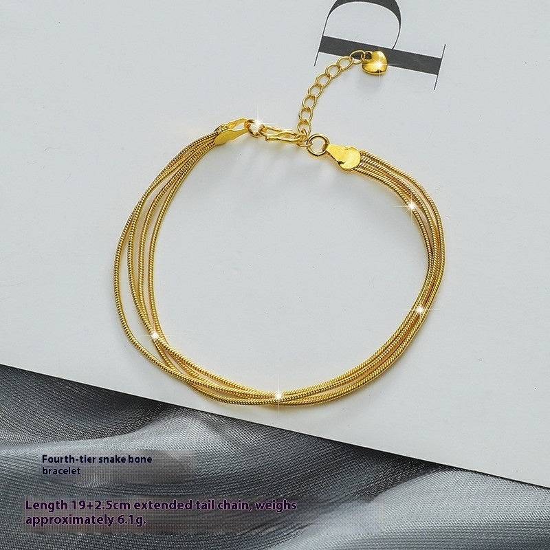 Chain bracelet - elegant design, new fashion personality color for women to wear every day or to parties - women's bracelet