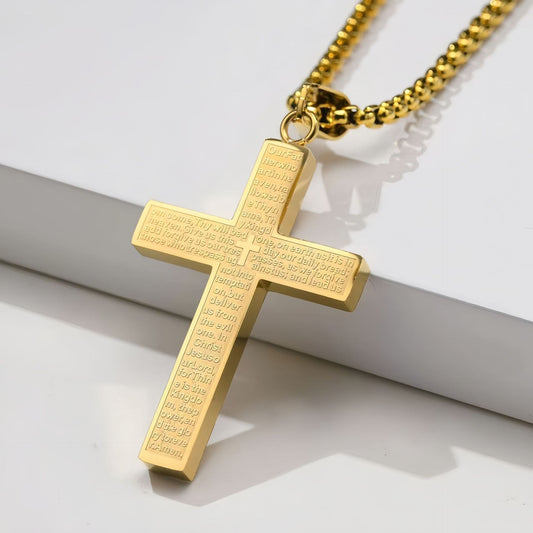 Cross necklace - elegant cross design, new fashion personality color for women to wear daily or to party - bracelet necklace