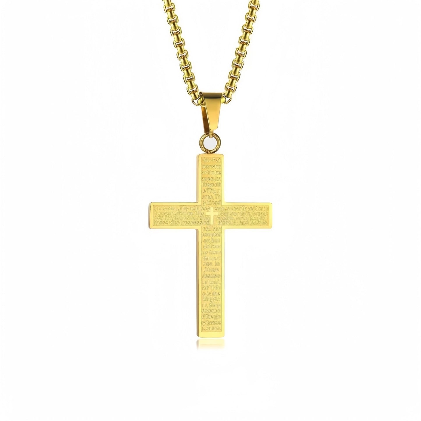Cross necklace - elegant cross design, new fashion personality color for women to wear daily or to party - bracelet necklace