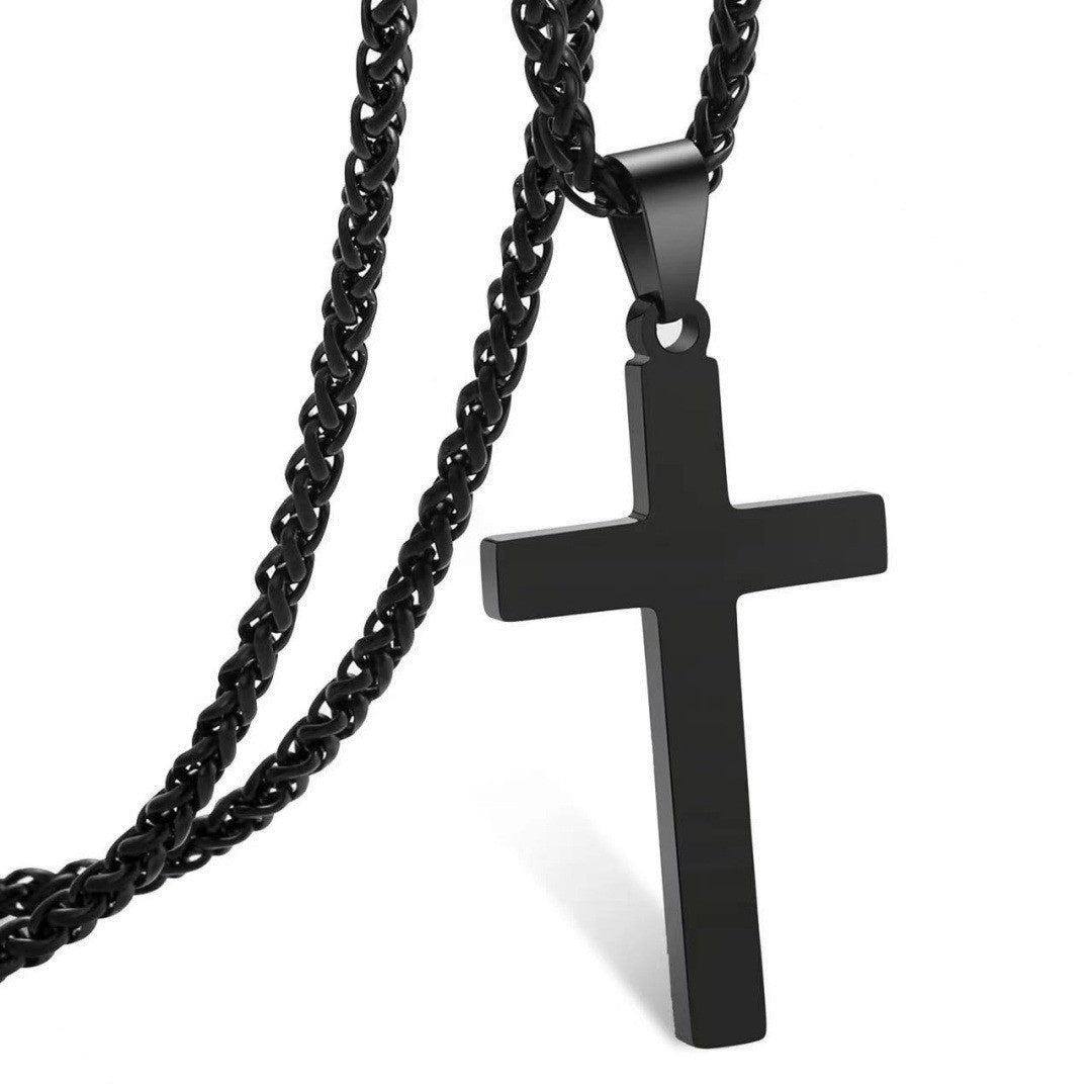 Cross necklace - elegant cross design, new fashion personality color for women to wear daily or to party - bracelet necklace